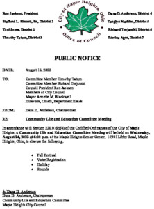 Icon of August 24, 2022 CLEC Meeting Notice