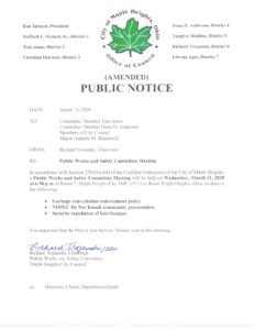Icon of March 11, 2020 Meeting Notice