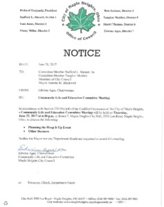 Icon of June 22, 2017 Meeting Notice