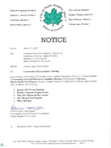 Icon of March 16, 2017 Meeting Notice