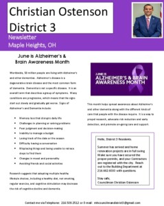 Icon of June 2021 District 3 Newsletter