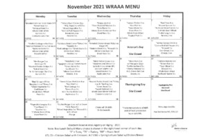 Icon of November 2021 Menu
