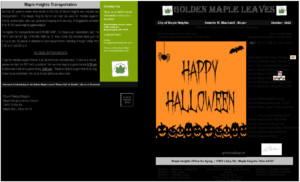 Icon of Golden Maple Leaves News Letter - 10 2022 October