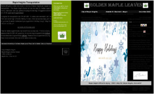 Icon of Golden Maple Leaves News Letter - 12 2022 December
