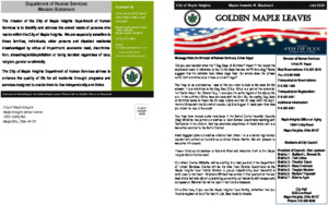 Icon of Golden Maple Leaves News Letter - 7 2023 July
