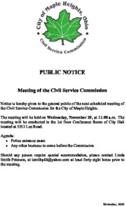 Icon of CSC Public Notice 11-29-23