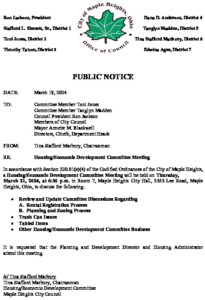 Icon of March 21, 2024 HEDC Meeting Notice