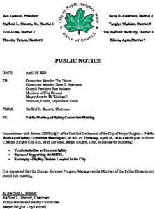 Icon of April 25, 2024 PWSC Meeting Notice