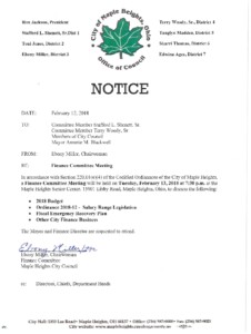 Icon of February 13, 2018 Meeting Notice And Packet