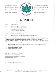 Icon of April 10, 2018 Meeting Notice