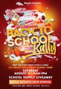 Back to School Rally @ Maple Heights High School