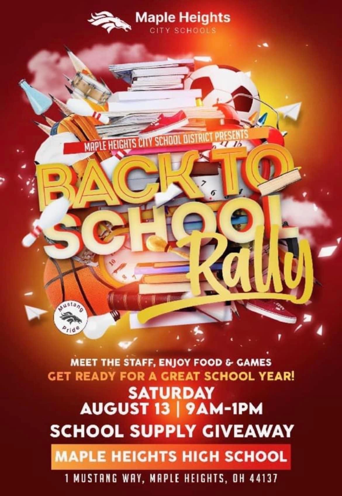 Back to School Rally – City of Maple Heights