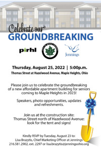 Groundbreaking for Hazelwood Senior Apartments @ Construction site