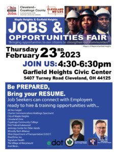Maple Heights/Garfield Heights Jobs and Opportunities Fair @ Garfield Heights Civic Center
