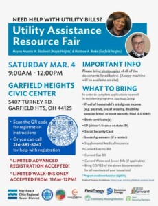 Utility Assistance Resource Fair @ Garfield Heights Civic Center