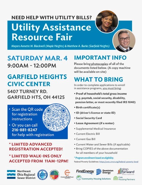 Utility Assistance Resource Fair set for Saturday, March 4th – City of ...