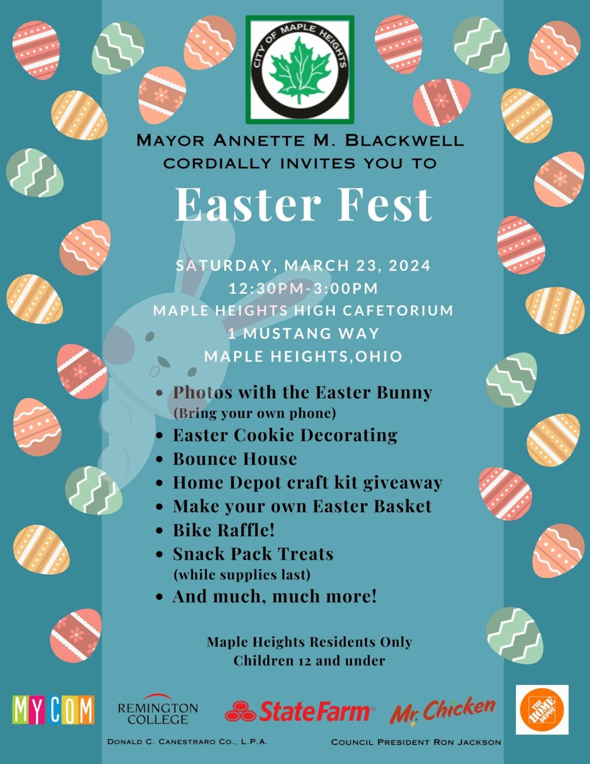 Easter Fest 2024 City of Maple Heights